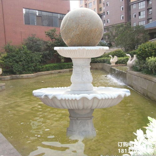 汉白玉庭院小型雕塑 吴忠石雕景观球的永恒之美